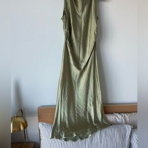 Joie Sage Green Satin Dress